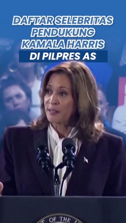 Video: Sederet Selebritas yang Dukung Kamala Harris di Pilpres AS