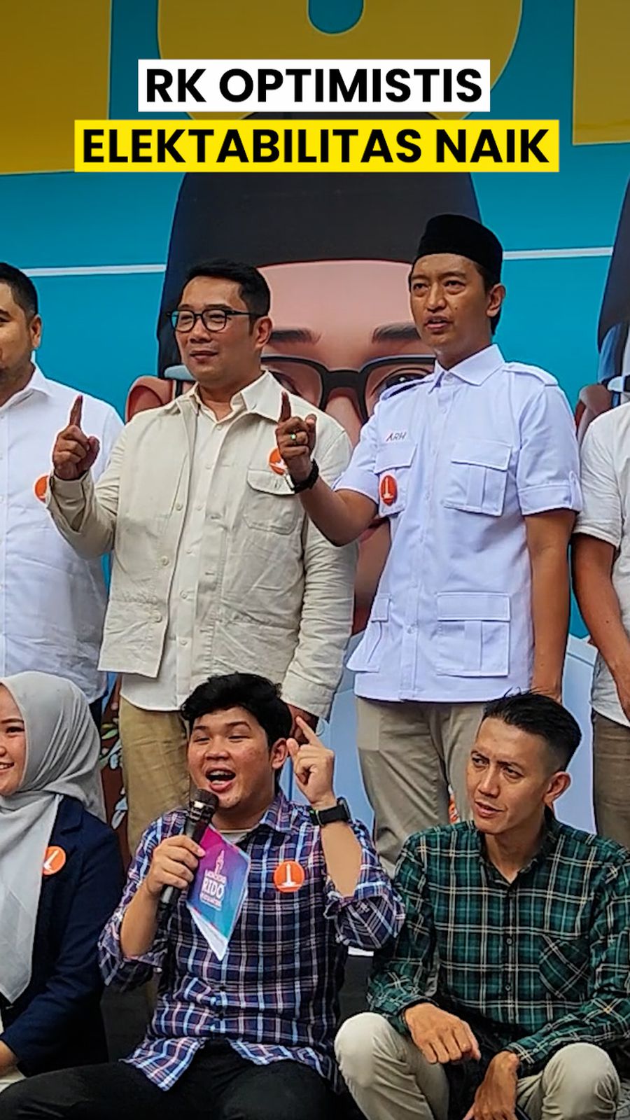 Video Keyakinan RK Elektabilitas Naik Seusai Debat Kedua: Terasa di Atas 50%