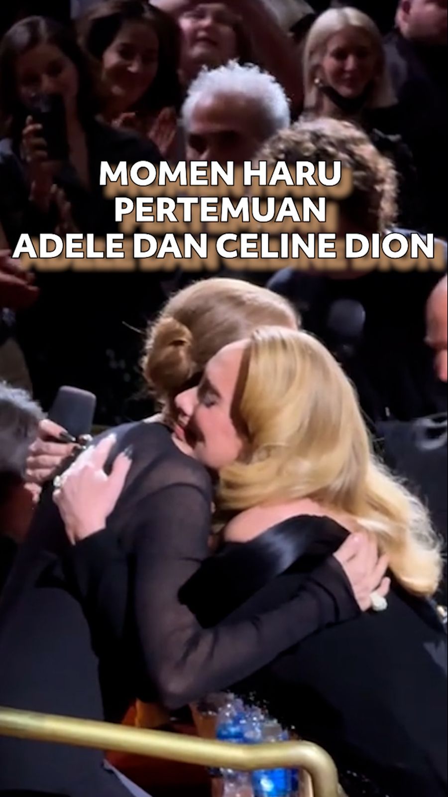 Video: Momen Adele Nangis saat Celine Dion Hadir di Konsernya