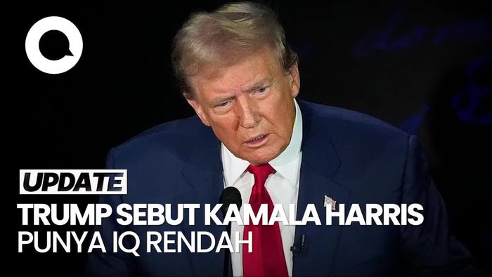 Video Trump Sebut Kamala Harris Tak Kompeten: Dia Ber-IQ Rendah