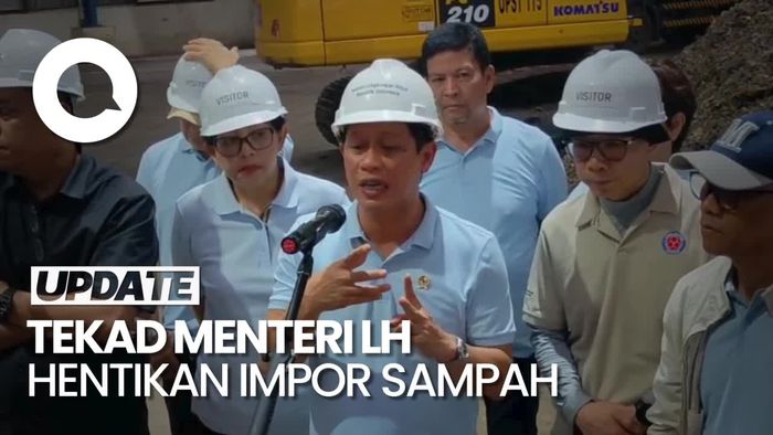 Video Menteri LH soal Impor Sampah: Kurangi dan Hentikan Apapun Alasannya