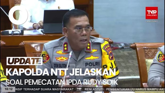 Video Kapolda NTT Jelaskan Duduk Perkara Pemecatan Ipda Rudy Soik ke DPR