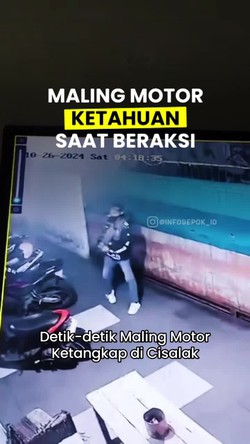Video Viral Maling Motor di Depok Tewas Setelah Diamuk Massa