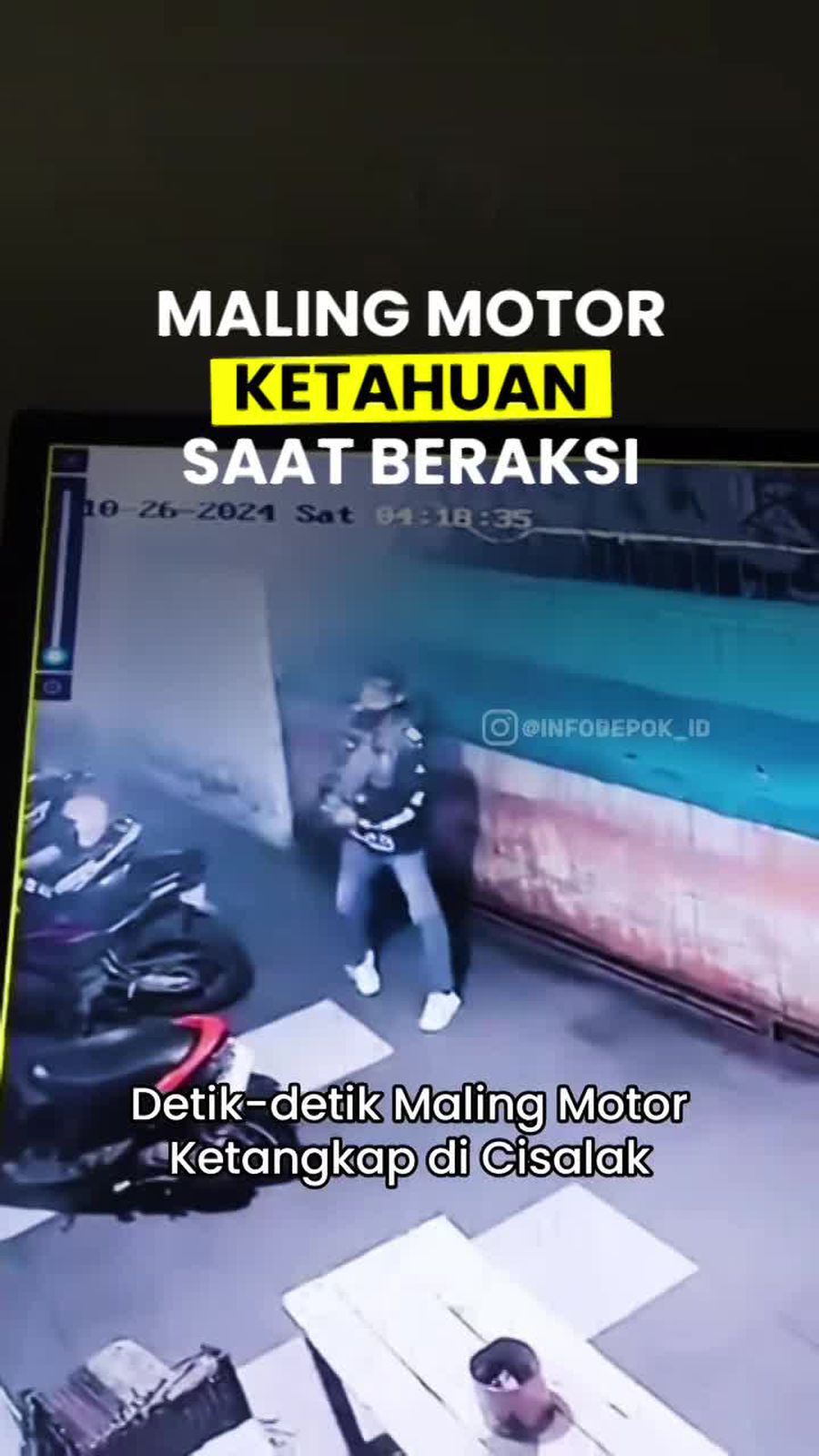 Video Viral Maling Motor di Depok Tewas Setelah Diamuk Massa
