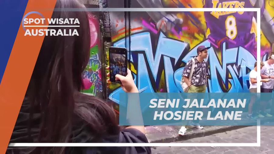 Menikmati Seni Jalanan di Hosier Lane, Melbourne, Australia