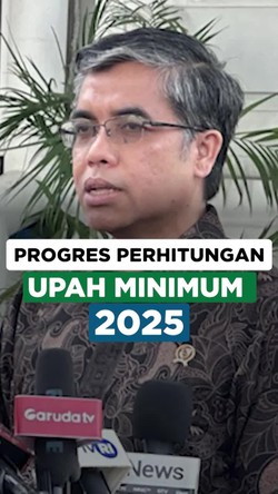 Video: Kata Menaker soal Progres Penghitungan Upah Minimum 2025