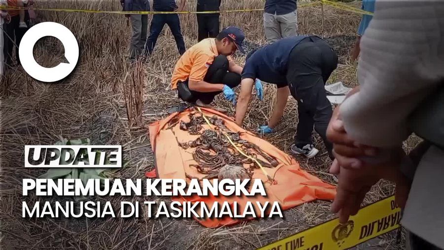 Video: Geger! Penemuan Kerangka Manusia di Ladang Kosong di Tasikmalaya