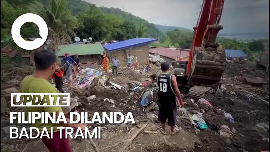 Video: Korban Tewas Badai Trami di Filipina Mencapai 126 Jiwa!