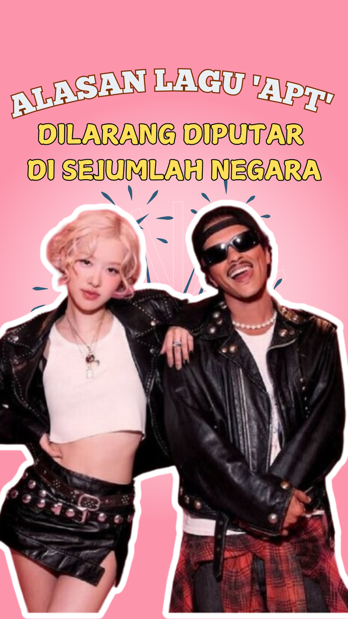 Video: Lagu APT Rose BLACKPINK-Bruno Mars Dilarang Diputar di Sejumlah Negara