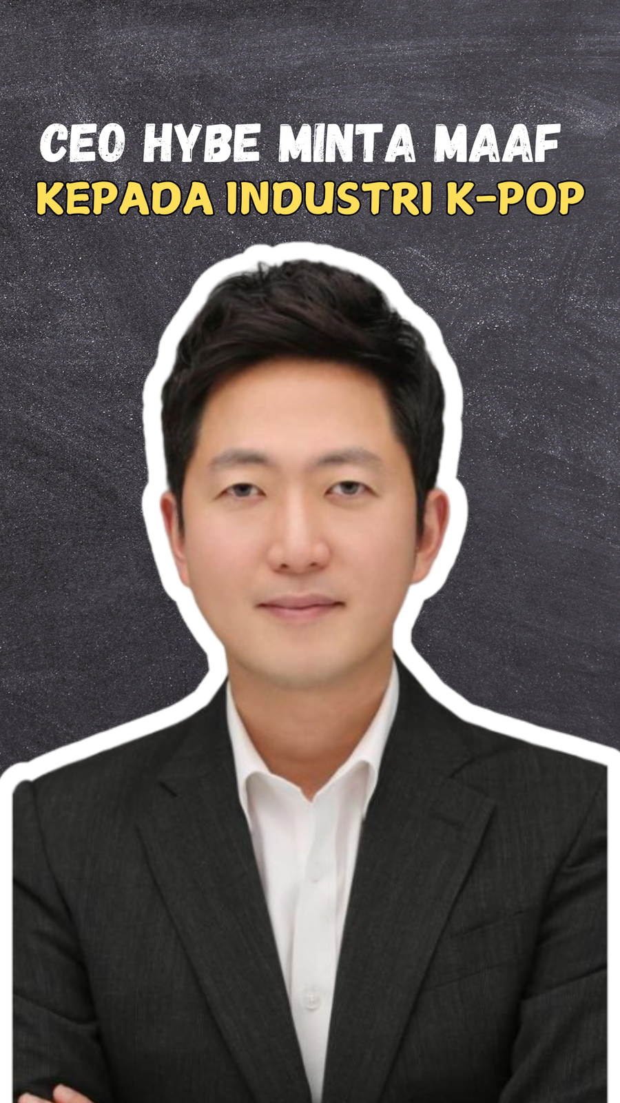 Video: Poin-poin Permintaan Maaf CEO HYBE kepada Industri K-Pop