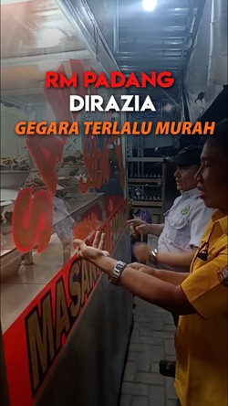 Video: Heboh RM Padang Dirazia Ormas Gegara Harga Terlalu Murah