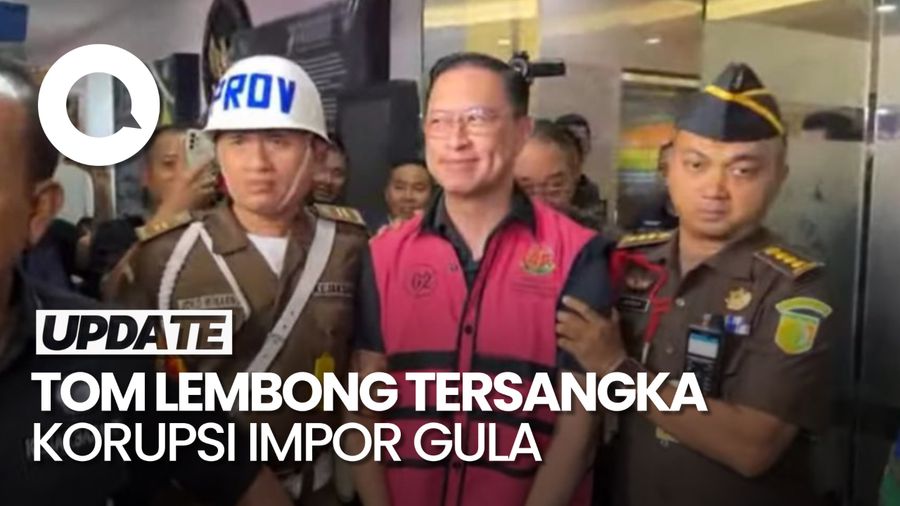 Video: Tom Lembong Jadi Tersangka Korupsi Impor Gula, Langsung Ditahan!