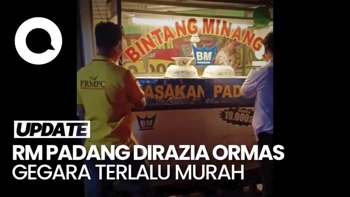 Video Viral Ormas Razia RM Padang di Cirebon Karena Harga Terlalu Murah