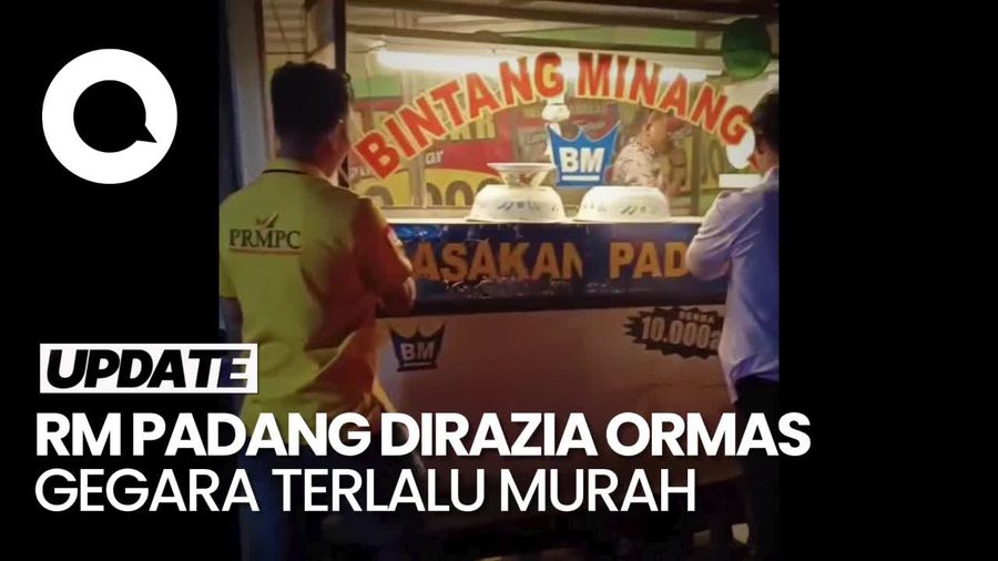 Video Viral Ormas Razia RM Padang di Cirebon Karena Harga Terlalu Murah