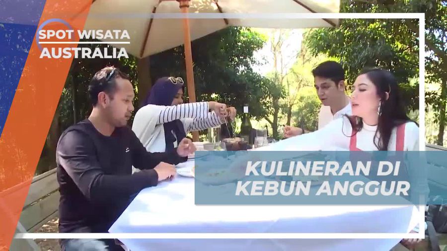 Menyantap Kuliner Lezat di Kebun Anggur Montalto, Australia