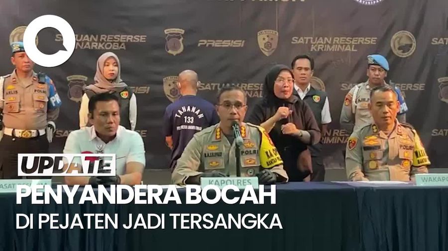Video: Pelaku Penyanderaan Bocah di Pospol Pejaten Terancam 15 Tahun Bui