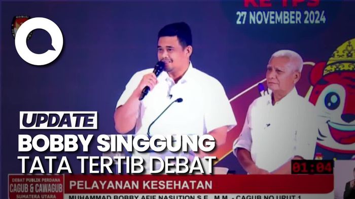 Video: Riuh! Saat Bobby Kembali Ingatkan Penonton soal Tata Tertib Debat
