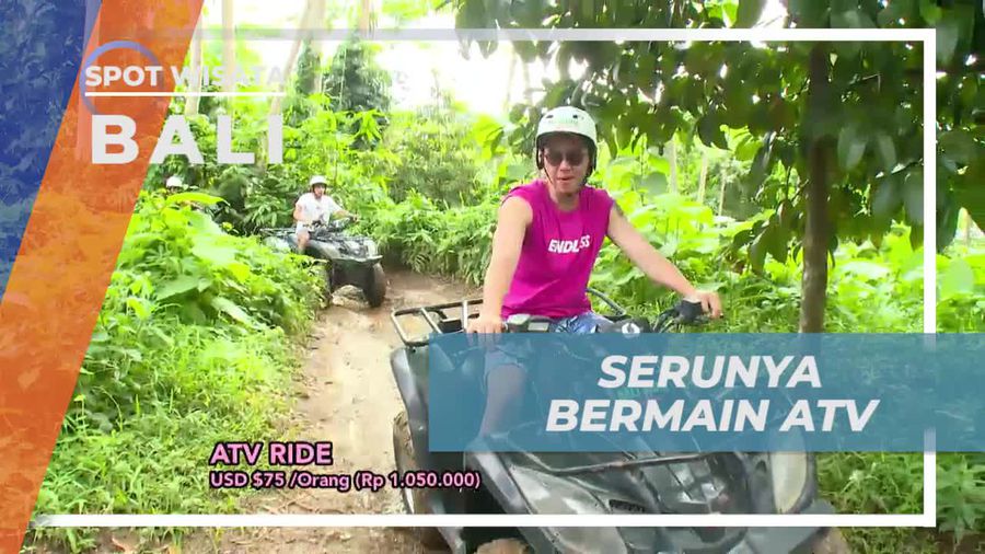 Bermain ATV Seru di Bali Skutis Adventures, Bali