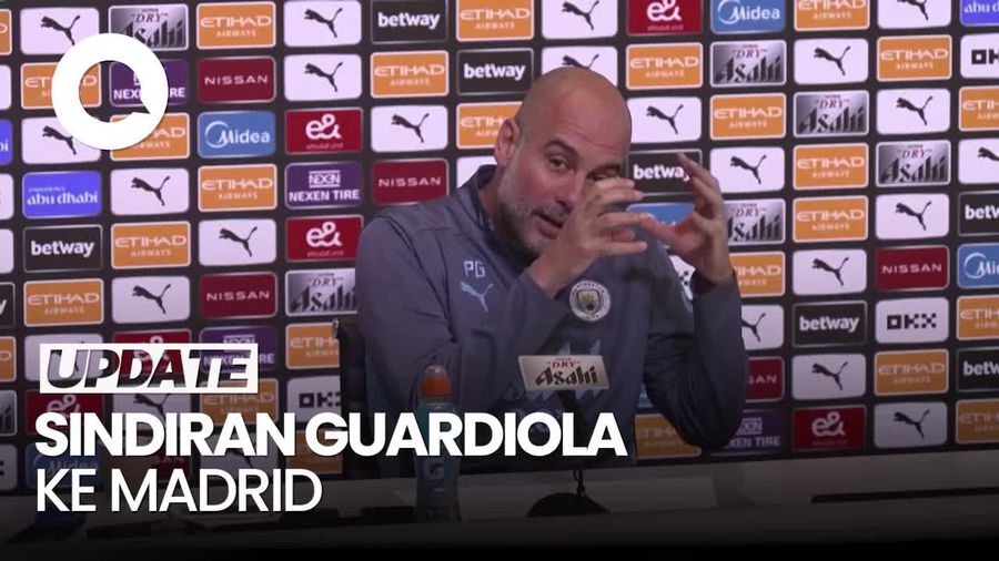 Video Sindiran Guardiola ke Madrid: Haaland Raih Treble, Messi yang Menang Ballon dOr