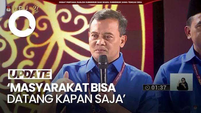 Video: Soal Pelayanan Publik, Luthfi akan Jadikan Rumah Gubernur Rumah Rakyat