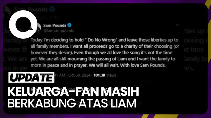 Video: Sam Pounds Tunda Rilis Singlenya Bersama Mendiang Liam Payne