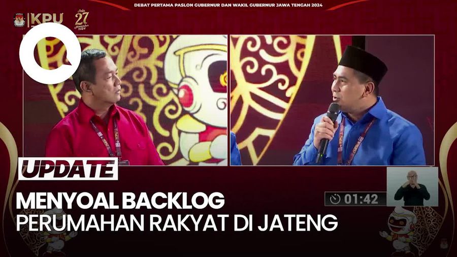 Video Yasin Senyum-senyum Disinggung Hendi soal Problem 324 Ribu Perumahan
