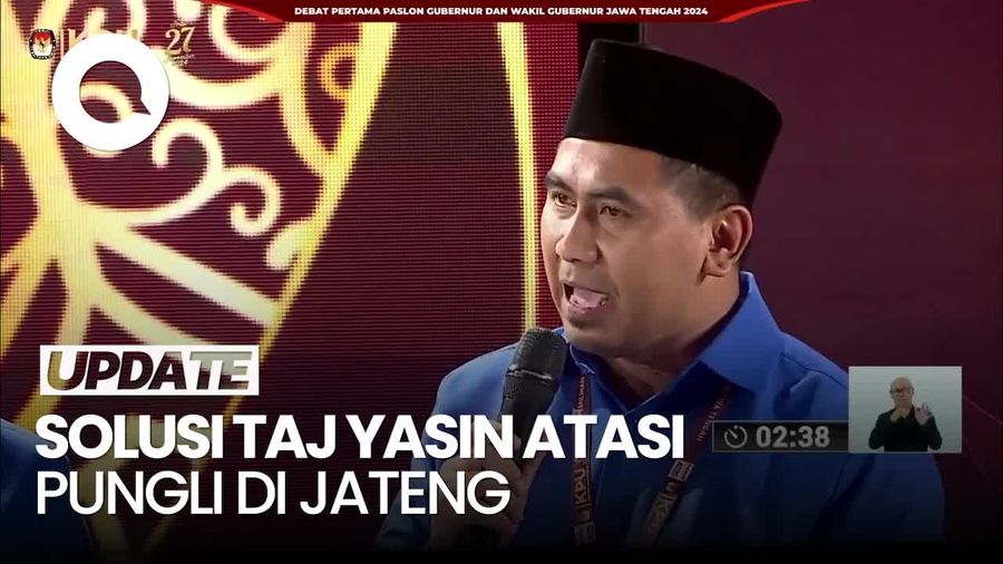 Video: Taj Yasin Beberkan Solusi Berantas Pungli di Jateng