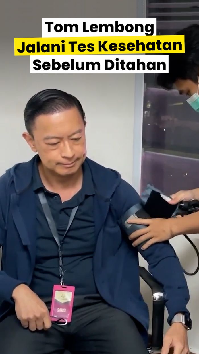 Video: Momen Tom Lembong Jalani Tes Kesehatan Sebelum Ditahan Kejagung