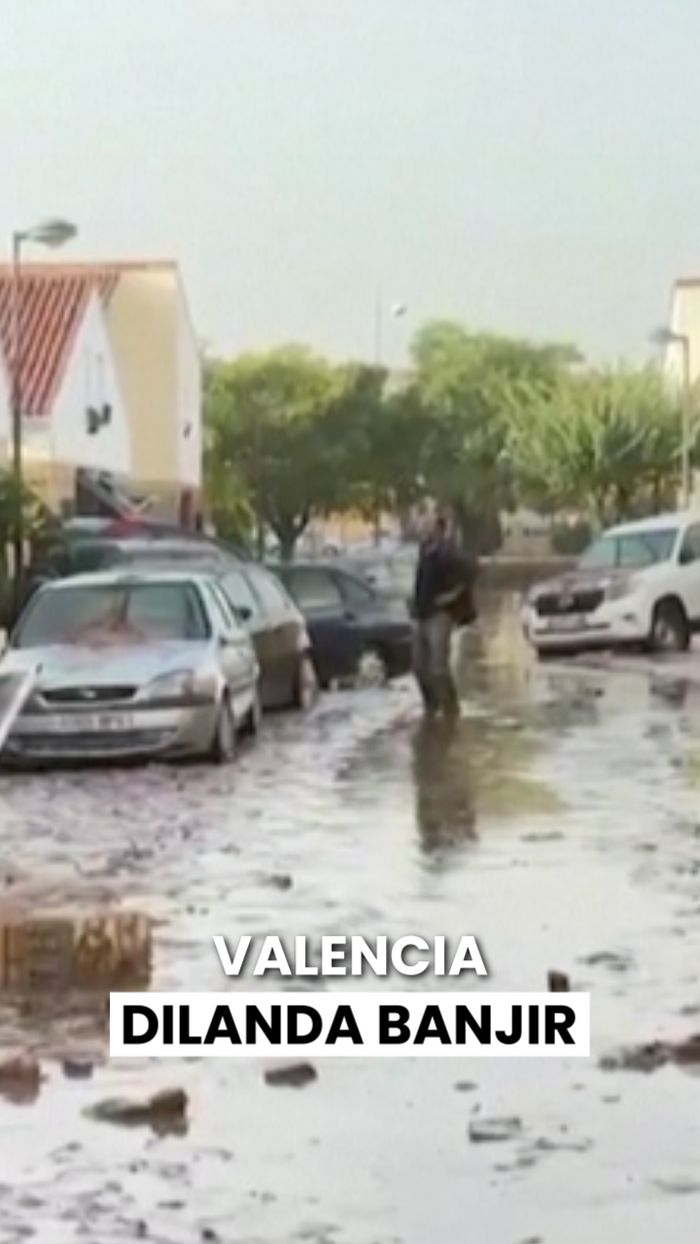 Video: Penampakan Banjir Parah di Valencia, 51 Tewas