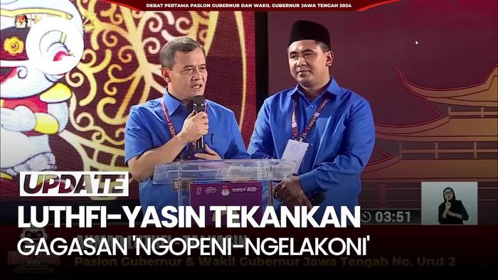 Video Luthfi Tutup Debat Jateng, Janji Permudah Akses Pendidikan-Kesehatan