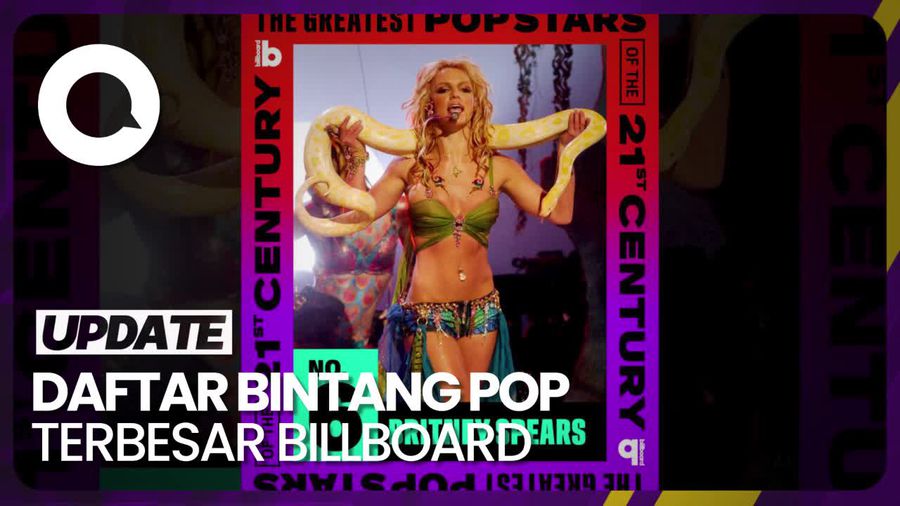 Video: Britney Spears Masuk Daftar 25 Bintang Pop Terbesar di Abad 21