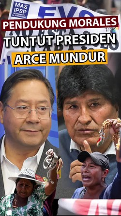 Video: Bolivia Lumpuh, Pendukung Eks Presiden Evo Morales Blokir Jalanan!