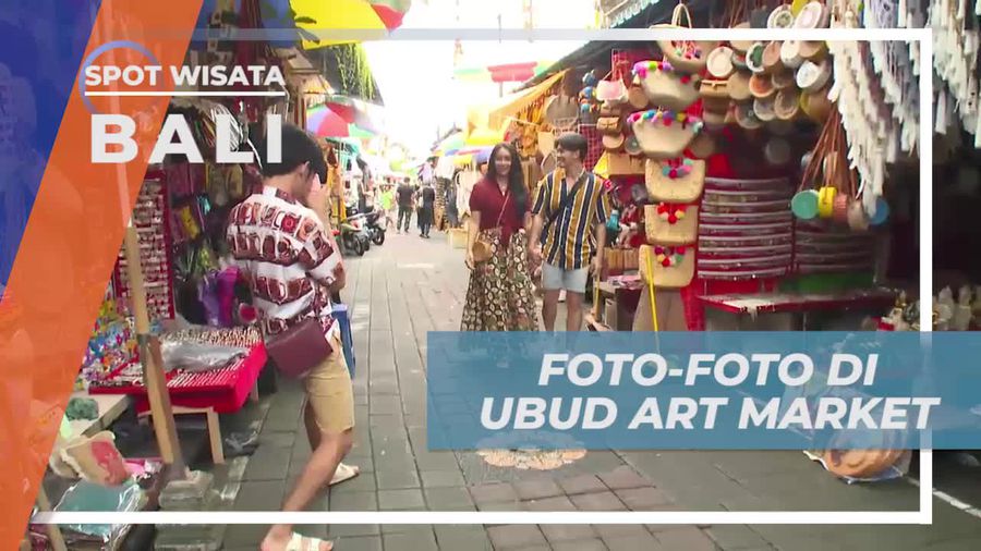 Menikmati Momen Foto-Foto di Ubud Art Market, Bali