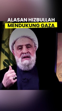 Video: Pidato Perdana Pemimpin Baru Hizbullah, Jelaskan Alasan Bela Gaza
