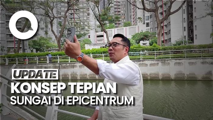 RK Mau Ubah Sungai-sungai Jakarta Seperti di Epicentrum Kuningan