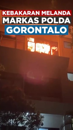 Video: Markas Polda Gorontalo Kebakaran!