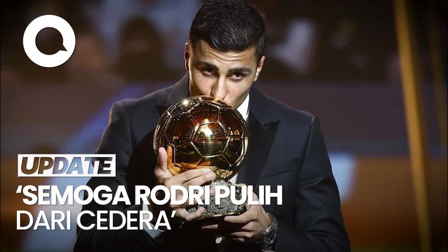 Video Guardiola: Semoga Ballon dOr Beri Rodri Energi untuk Pulih Kembali
