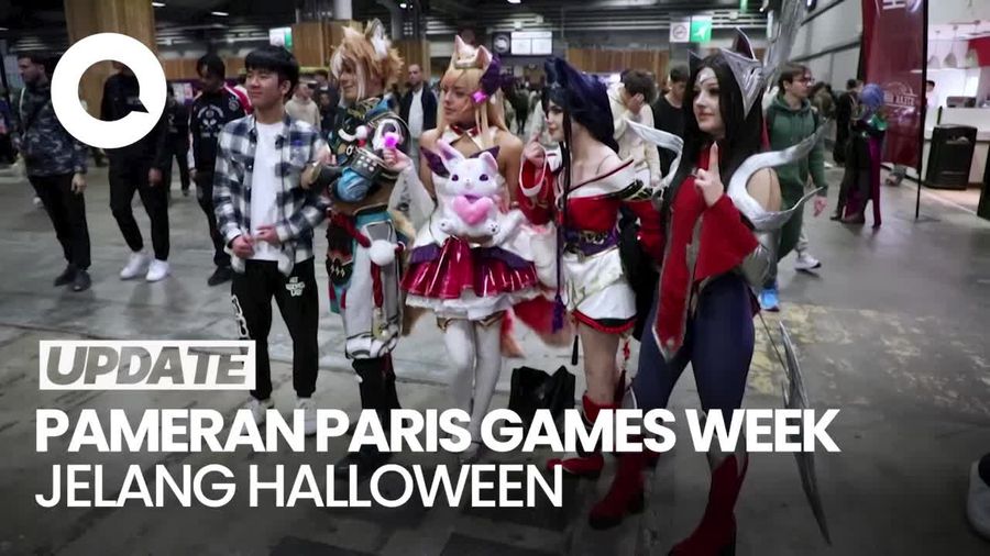 Video: Keseruan Cosplayer Bergaya di Pameran Paris Games Week