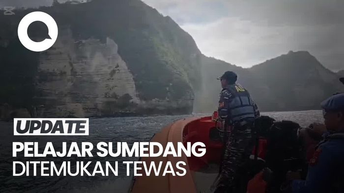 Video Pelajar Sumedang Terseret Ombak Pantai Kelingking Ditemukan Tewas