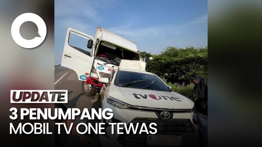 Video Penampakan Mobil TV One dan Truk dalam Kecelakaan Maut Tol Pemalang