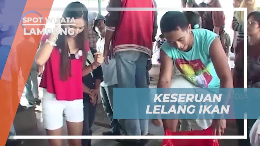 Meriahkan Lelang Ikan di Pasar Pelelangan Kalianda, Lampung