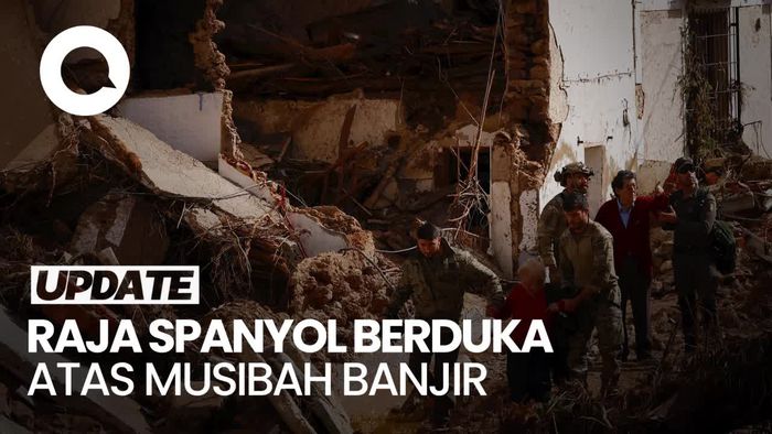 Video: Sudah 95 Orang Tewas Akibat Banjir, Raja Spanyol Sampaikan Belasungkawa
