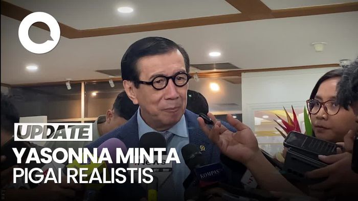 Video Yasonna Laoly Minta Natalius Pigai Realistis soal Anggaran Rp 20 T