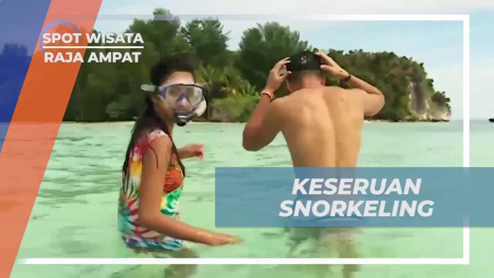Keseruan Snorkeling di Perairan Raja Ampat yang Memukau