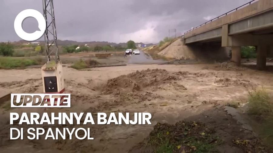 Video: Korban Tewas Akibat Banjir di Spanyol Mencapai 95 Jiwa