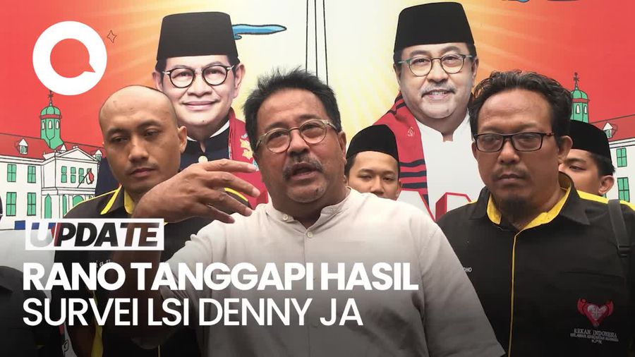 Video Rano soal Hasil Survei Beda Tipis dengan RIDO: Bisa Sama Saja, Hebat