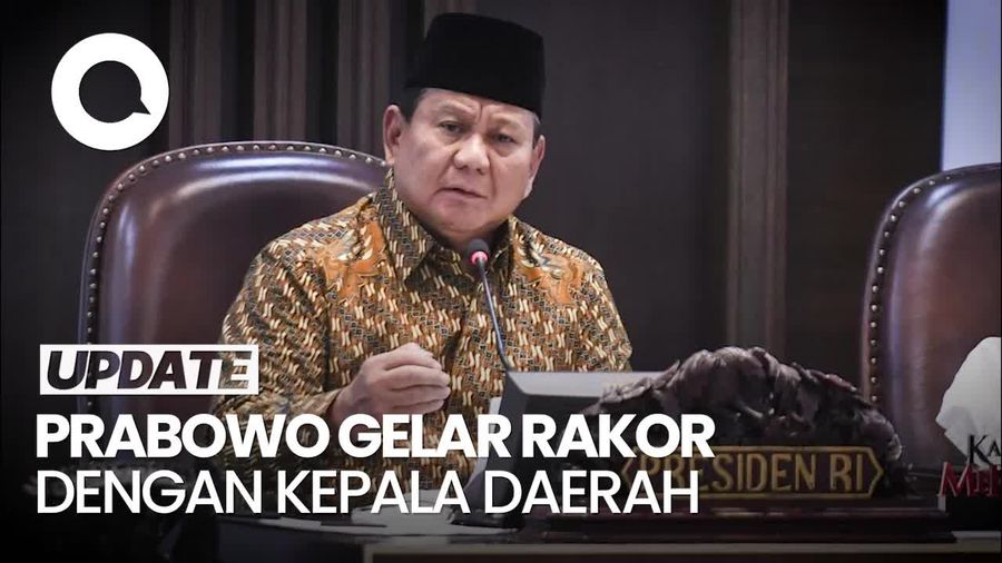 Video Prabowo Bakal Beri Arahan ke Seluruh Kepala Daerah 7 November di Sentul