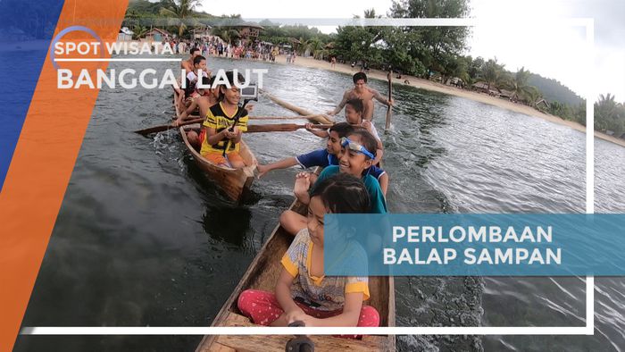 Mengikuti Perlombaan Sampan di Laut Banggai, Sulawesi Tengah