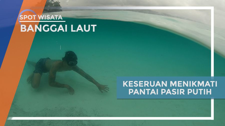 Menikmati Keindahan Pasir Putih Pantai Oyama, Banggai Laut, Sulawesi Tengah