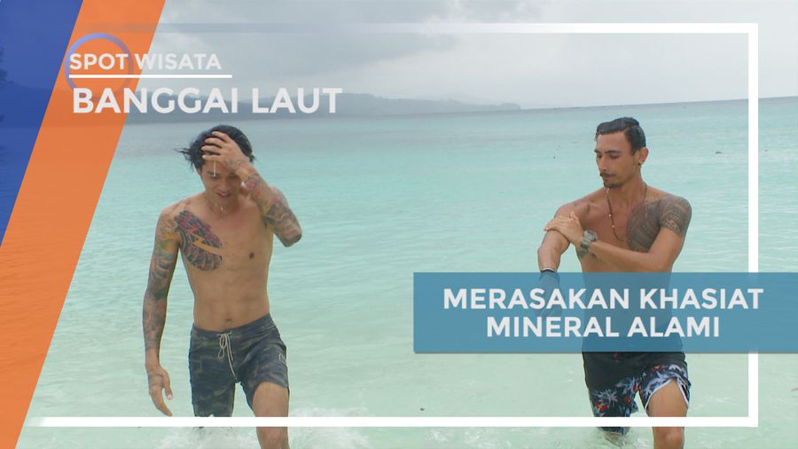 Merasa Khasiat Mineral Alami di Pantai Oyama, Banggai Laut, Sulawesi Tengah